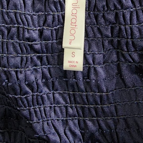 Pre-Loved Exhilaration Size Small Women's Floral Bustier Romper fully lined - Picture 10 of 13